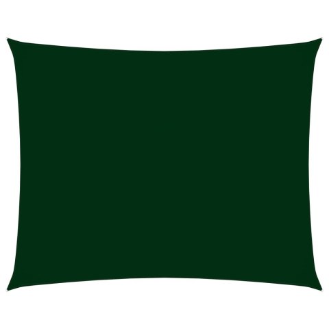 VidaXL Prostokątny żagiel ogrodowy, tkanina Oxford, 2,5x3 m, zielony