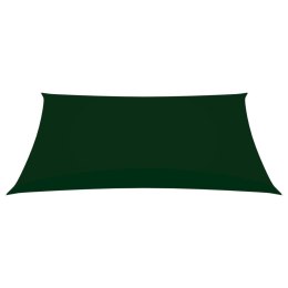 VidaXL Prostokątny żagiel ogrodowy z tkaniny Oxford, 6x7 m, zielony