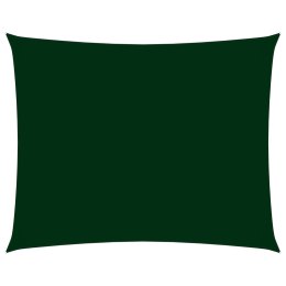VidaXL Prostokątny żagiel ogrodowy, tkanina Oxford, 2,5x3,5 m, zielony