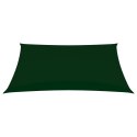 VidaXL Prostokątny żagiel ogrodowy, tkanina Oxford, 3,5x4,5 m, zielony