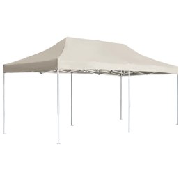 VidaXL Profesjonalny, składany namiot imprezowy, 6 x 3 m, kremowy