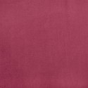 VidaXL Ławka, winna czerwień, 108x79x79 cm, tapicerowana aksamitem