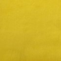 VidaXL Ławka, żółty, 108x79x79 cm, tapicerowana aksamitem