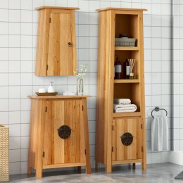 VidaXL 3-cz. zestaw mebli łazienkowych, lite drewno sosnowe