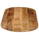 VidaXL Blat stołu, 140x50x3,8 cm, owalny, surowe drewno mango