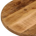 VidaXL Blat stołu, 140x50x3,8 cm, owalny, surowe drewno mango