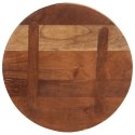 VidaXL Blat stołu, Ø 50x2,5 cm, okrągły, lite drewno z odzysku