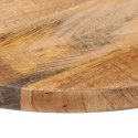 VidaXL Blat stołu, Ø 60x3,8 cm, okrągły, surowe lite drewno mango