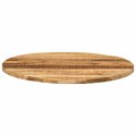 VidaXL Blat stołu, Ø 90x2,5 cm, okrągły, surowe lite drewno mango