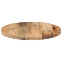 VidaXL Blat stołu, Ø 60x1,5 cm, okrągły, surowe lite drewno mango