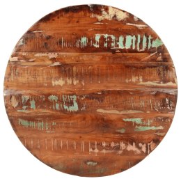 VidaXL Blat stołu, Ø 80x3,8 cm, okrągły, lite drewno z odzysku