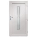 VidaXL Drzwi zewnętrzne, białe, 98x190 cm, PVC