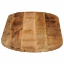 VidaXL Blat stołu, 120x50x3,8 cm, owalny, surowe drewno mango