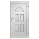 VidaXL Drzwi zewnętrzne, białe, 88x190 cm, PVC