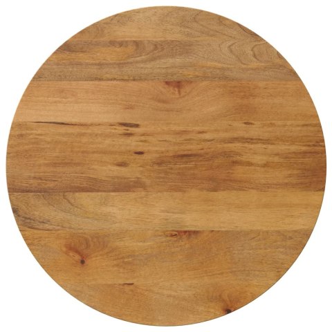 VidaXL Blat stołu, Ø 70x3,8 cm, okrągły, lite drewno mango