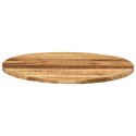VidaXL Blat stołu, Ø 80x3,8 cm, okrągły, surowe lite drewno mango