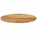 VidaXL Blat stołu, Ø 90x2,5 cm, okrągły, lite drewno mango