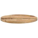 VidaXL Blat stołu, Ø 60x2,5 cm, okrągły, surowe lite drewno mango