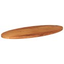 VidaXL Blat do stołu, 110x40x2,5 cm, owalny, lite drewno akacjowe