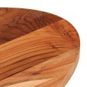VidaXL Blat stołu, 80x40x2,5 cm, owalny, lite drewno akacjowe