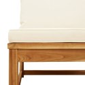 VidaXL Ogrodowe siedzisko narożne z poduszkami, 73x73x65 cm, akacja
