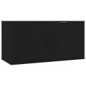 VidaXL 3-częściowy zestaw szafek telewizyjnych, czarny