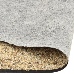 VidaXL Wykładzina do oczka wodnego, z kamyczkami, piaskowa, 400x60 cm