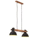 VidaXL Industrialna lampa wisząca, 25 W, czarna, 109 cm, E27