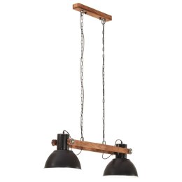 VidaXL Industrialna lampa wisząca, 25 W, czarna, 109 cm, E27