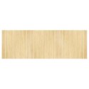 VidaXL Dywan prostokątny, jasny naturalny, 100x300 cm, bambusowy