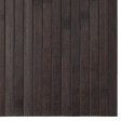 VidaXL Dywan prostokątny, ciemnobrązowy, 100x300 cm, bambusowy