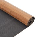 VidaXL Dywan prostokątny, naturalny, 100x400 cm, bambusowy