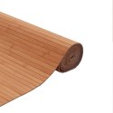 VidaXL Dywan prostokątny, naturalny, 80x500 cm, bambusowy