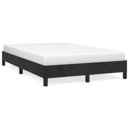 VidaXL Rama łóżka, czarna, 120x190 cm, aksamitna