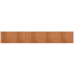 VidaXL Dywan prostokątny, brązowy, 80x500 cm, bambusowy