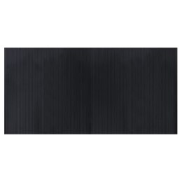 VidaXL Dywan prostokątny, czarny, 100x200 cm, bambusowy