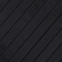VidaXL Dywan prostokątny, czarny, 100x200 cm, bambusowy