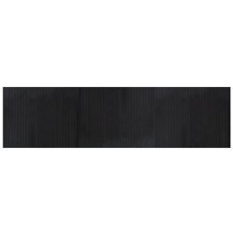 VidaXL Dywan prostokątny, czarny, 80x300 cm, bambusowy