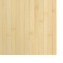 VidaXL Dywan prostokątny, jasny naturalny, 100x400 cm, bambusowy