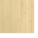 VidaXL Dywan prostokątny, jasny naturalny, 100x500 cm, bambusowy