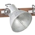 VidaXL Industrialna lampa ścienna, srebrna, 90x25 cm, E27