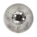 VidaXL Industrialna lampa ścienna, srebrna, 90x25 cm, E27