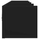 VidaXL Szafki wiszące, 2 szt., czarne, 99x18x16,5 cm