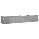 VidaXL Szafki wiszące, 2 szt., szarość betonu, 99x18x16,5 cm