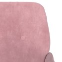 VidaXL Fotel, różowy, 62x79x79 cm, obity aksamitem