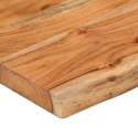 VidaXL Blat do stołu, 110x40x2,5cm, drewno akacjowe, naturalna krawędź