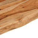 VidaXL Blat do stołu, 90x40x2,5 cm, drewno akacjowe, naturalna krawędź