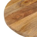 VidaXL Blat stołu, 90x40x2,5 cm, owalny, lite drewno mango