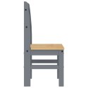 VidaXL Krzesła stołowe, 2 szt., szare, 40x46x99 cm, drewno sosnowe