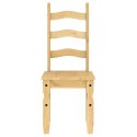 VidaXL Krzesła stołowe Corona, 2 szt., 42x47x107 cm, drewno sosnowe
